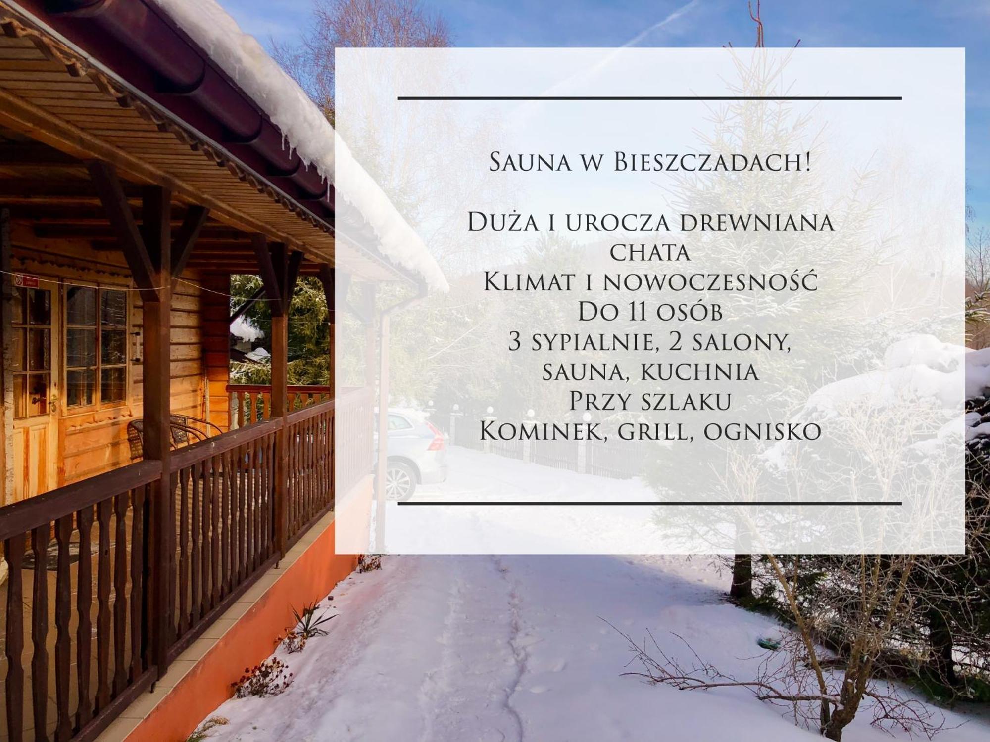 Urocza chata w bieszczadzkim Parku Krajobrazowym Bukowiec  Zewnętrze zdjęcie